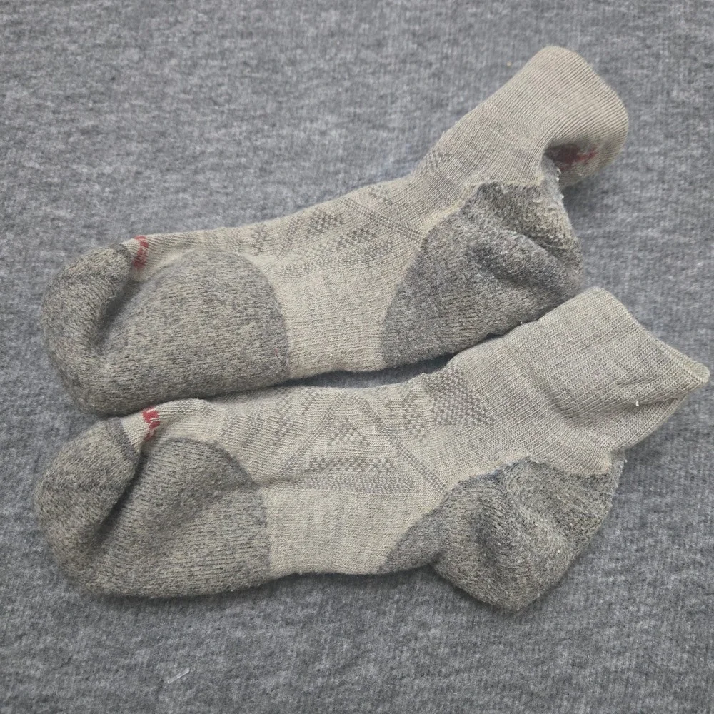 Smartwool Ankle Socks Large Merino Wool Hiking Trail Gorpcore Trail Sustainable